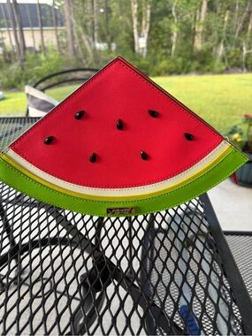 kate spade Watermelon clutch - Red, Green, Black
